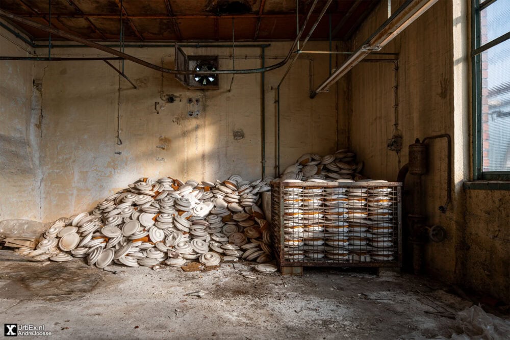 The abandoned Annaburger Steingutfabrik